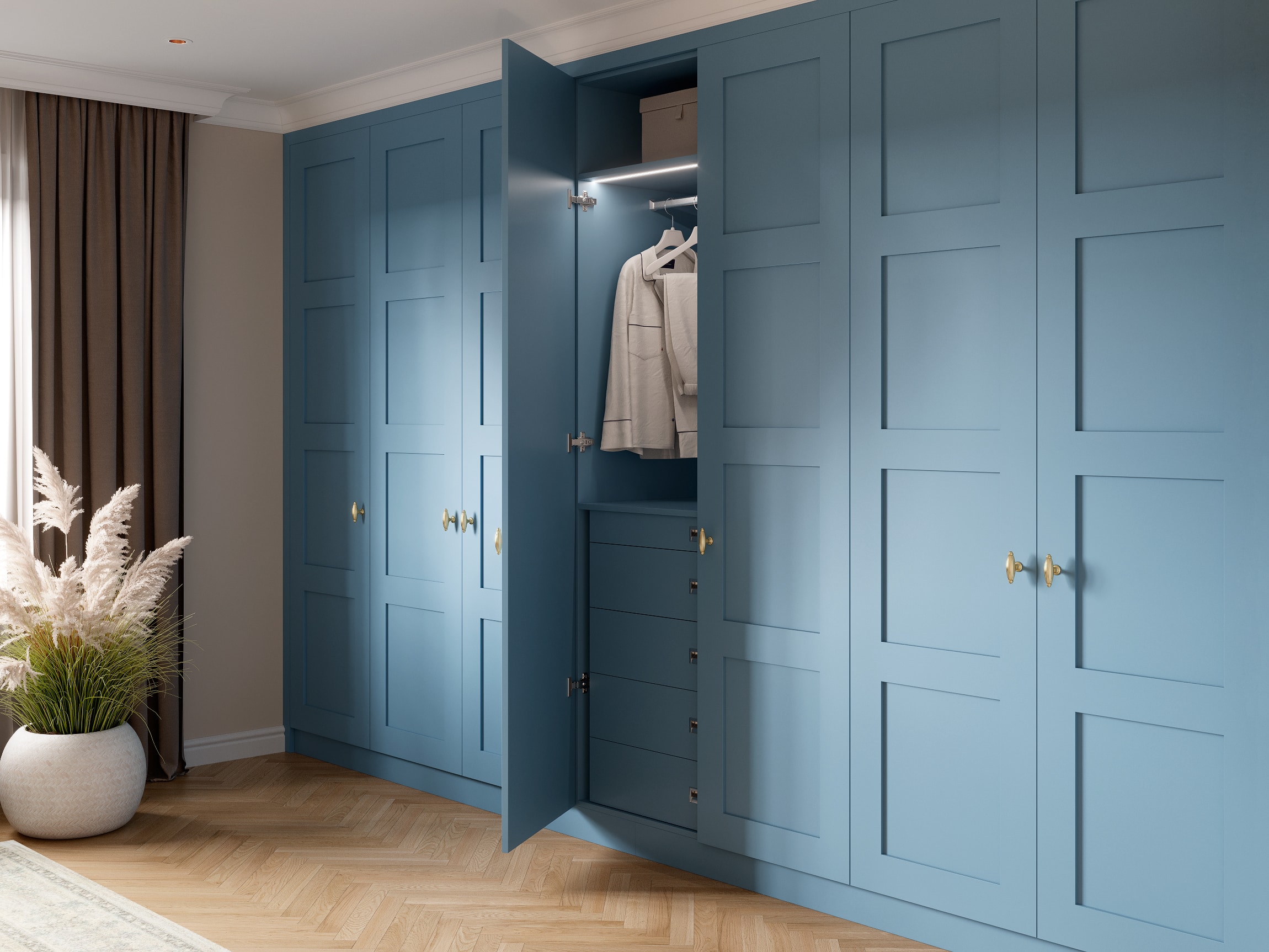 Elegant Fitted Wardrobes in London and Milton Keynes Kleiderhaus
